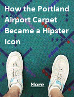 Maybe it was Portland's burgeoning reputation as a hipster paradise that attracted people to the design of the airport carpeting installed in 1987.